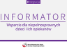 Informator MPiPS : wsparcie dla dzieci niepełnosprawnych